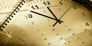 Clock faces, calendars and diary